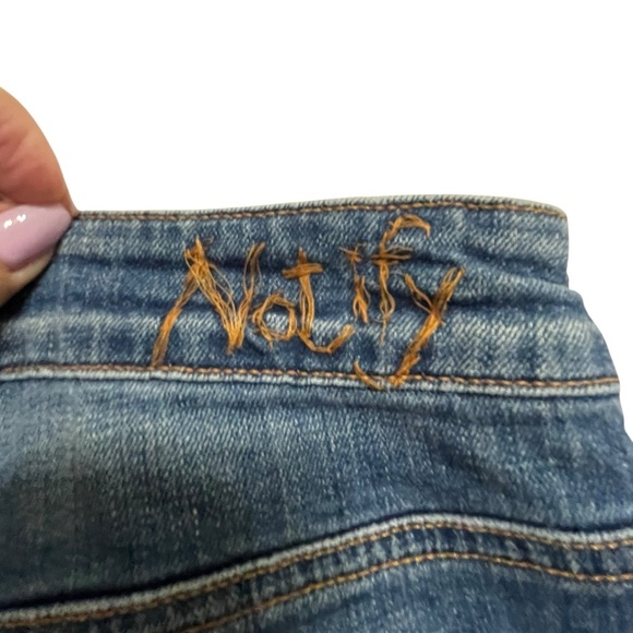 Notify Straight Leg Premium Designer Tailored Denim Blue Jeans SZ 27 - Picture 3 of 11